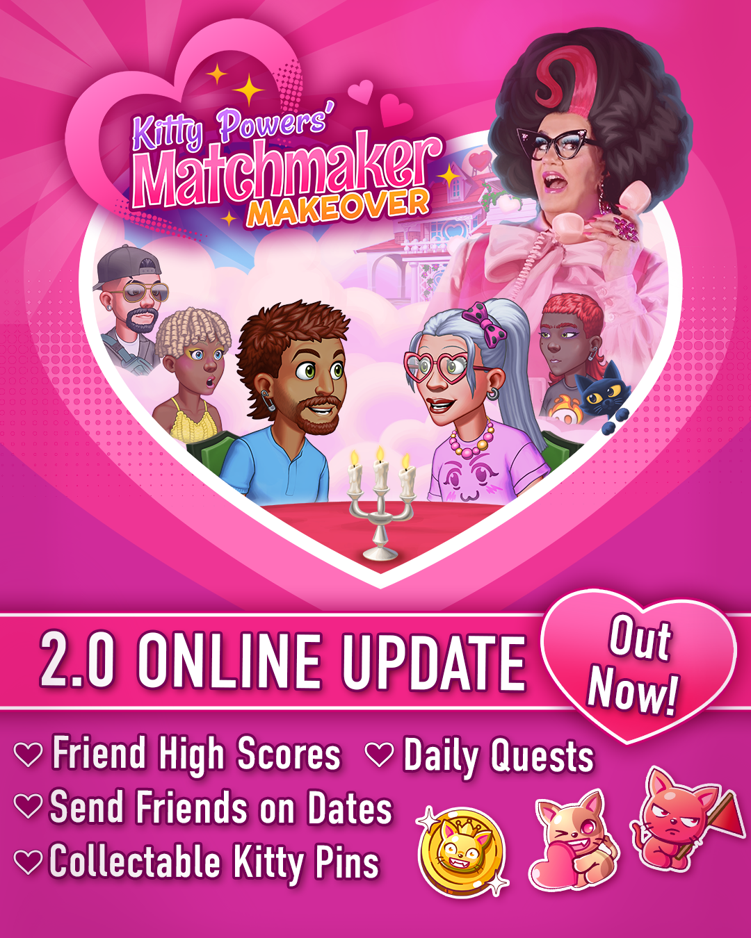 Online 2.0 Kitty Powers Matchmaker Makeover Update!