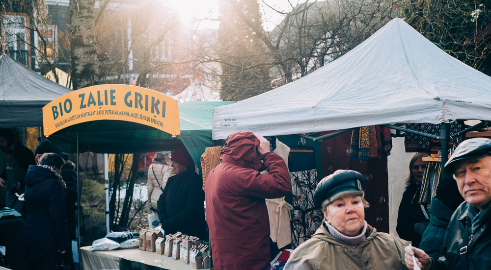 Kalnciema marknad - en guide till Rigas second hand och vegetariska restauranger