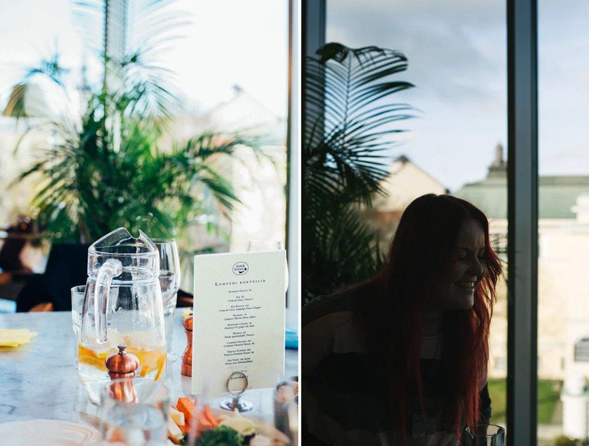 Madeleine från Landleys kö k på cafe komeet i tallinn