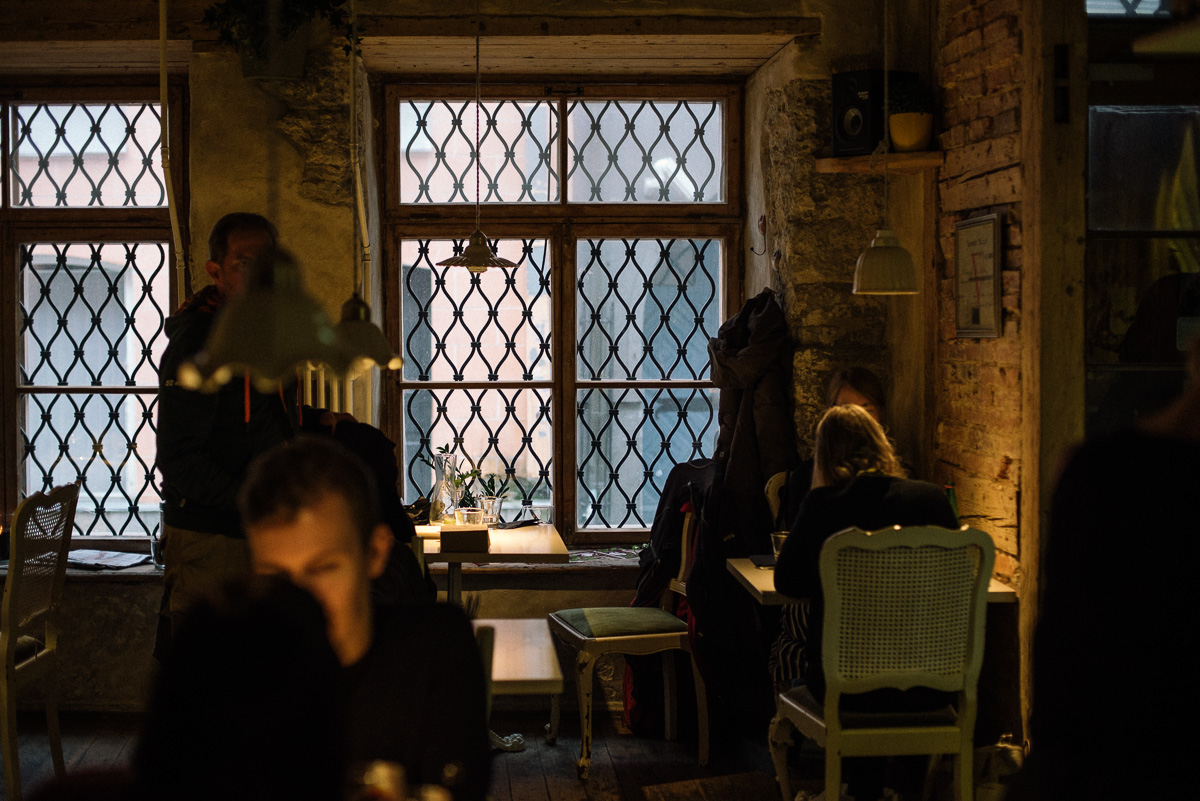 Bra vegansk mat i Tallinn på den veganska restaurangen vegan restoran v