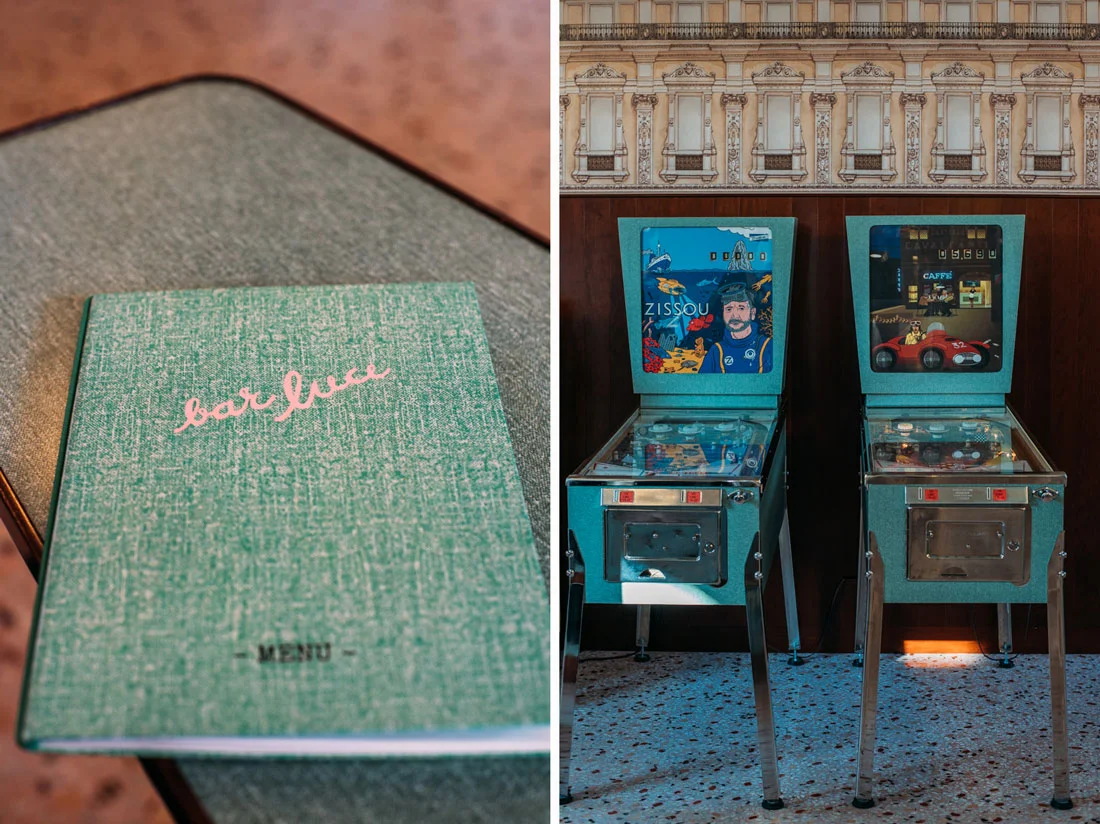 Bar Luce designad av Wes Anderson i Milano cafe och bar guide