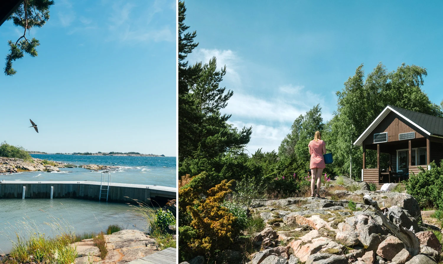 Hyr stuga i Ålands skärgård och få en hela ön Lökskär för dig själv där du kan fiska, basta och bada helt ostört.