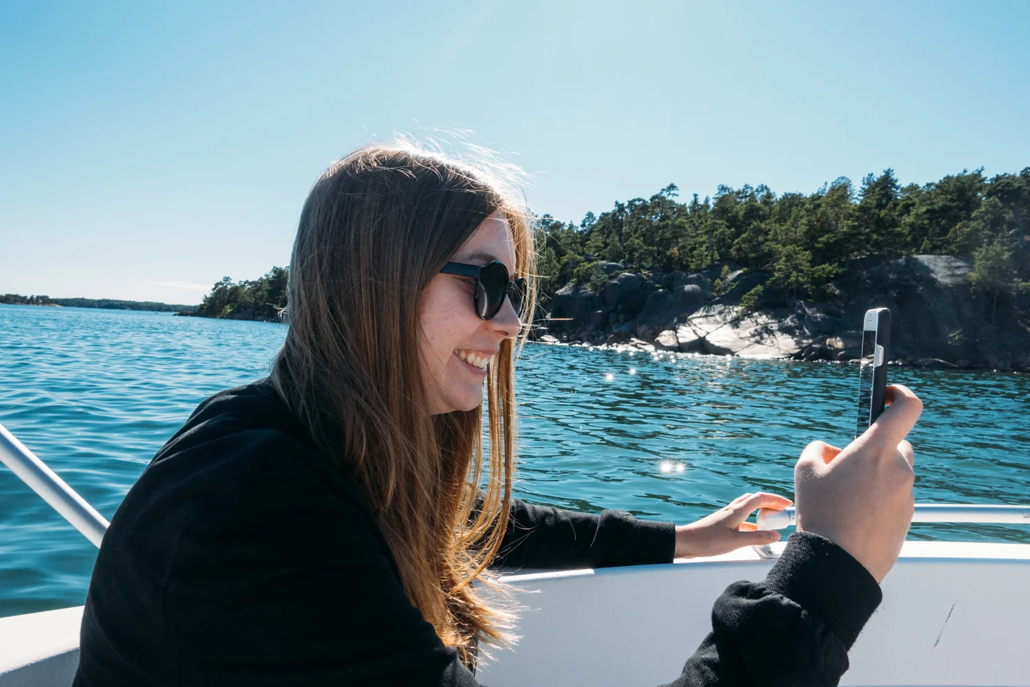 Sofia som driver resebloggen Fantasiresor