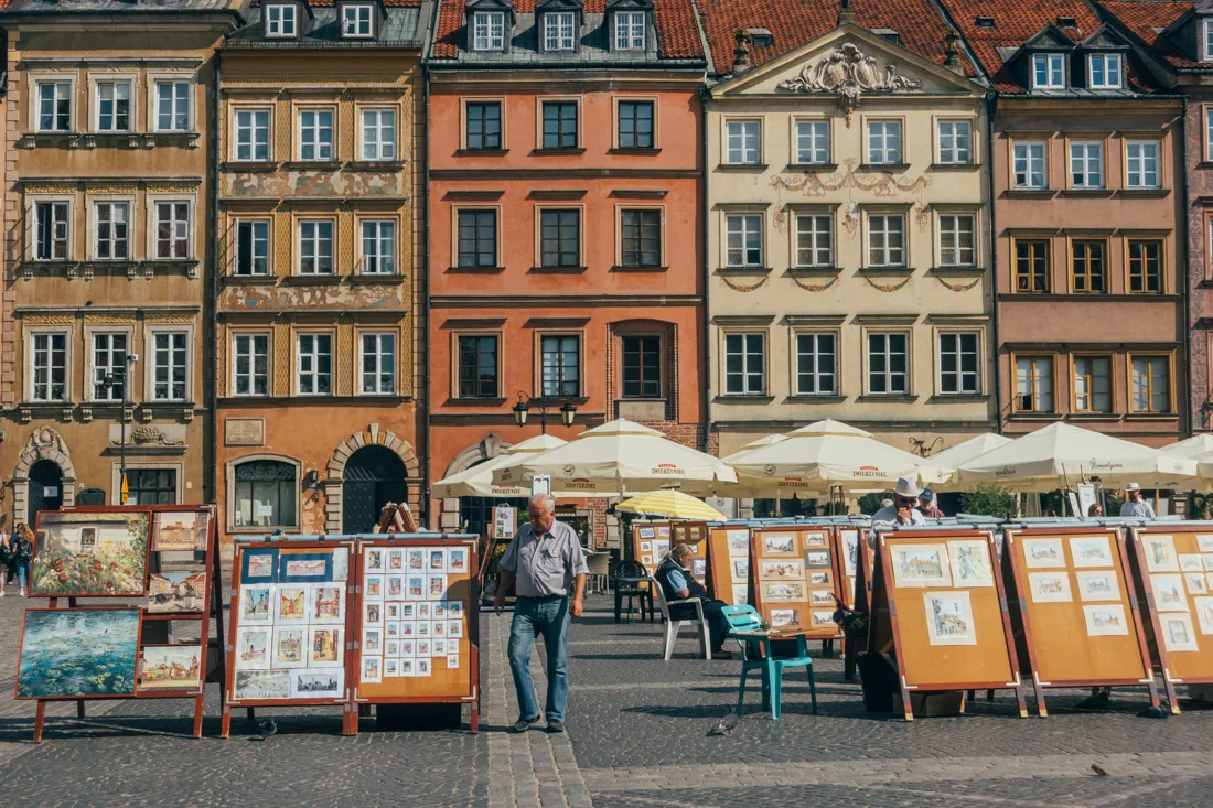 guidad tur genom gamla stan i Warszawa