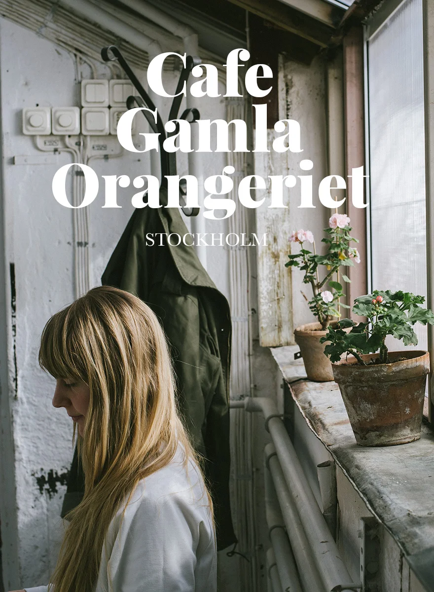 Gamla Orangeriet café och restaurang i Bergianska trädgården