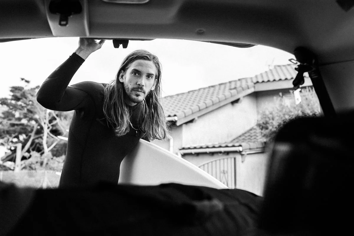 Surfa och campa i Frankrike