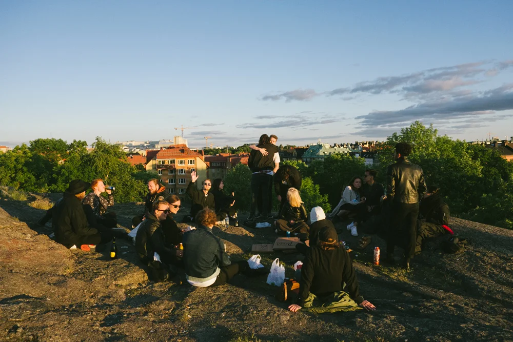 Hejdåfest på Skinnarviksberget