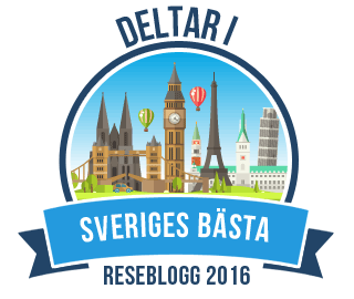 Rösta på mig i Skandinaviens bästa reseblogg 2016