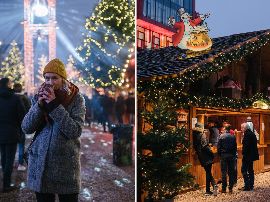Besök roliga julmarknaden Santa Pauli som är ett tips i guiden till Hamburgs 4 bästa julmarknader.