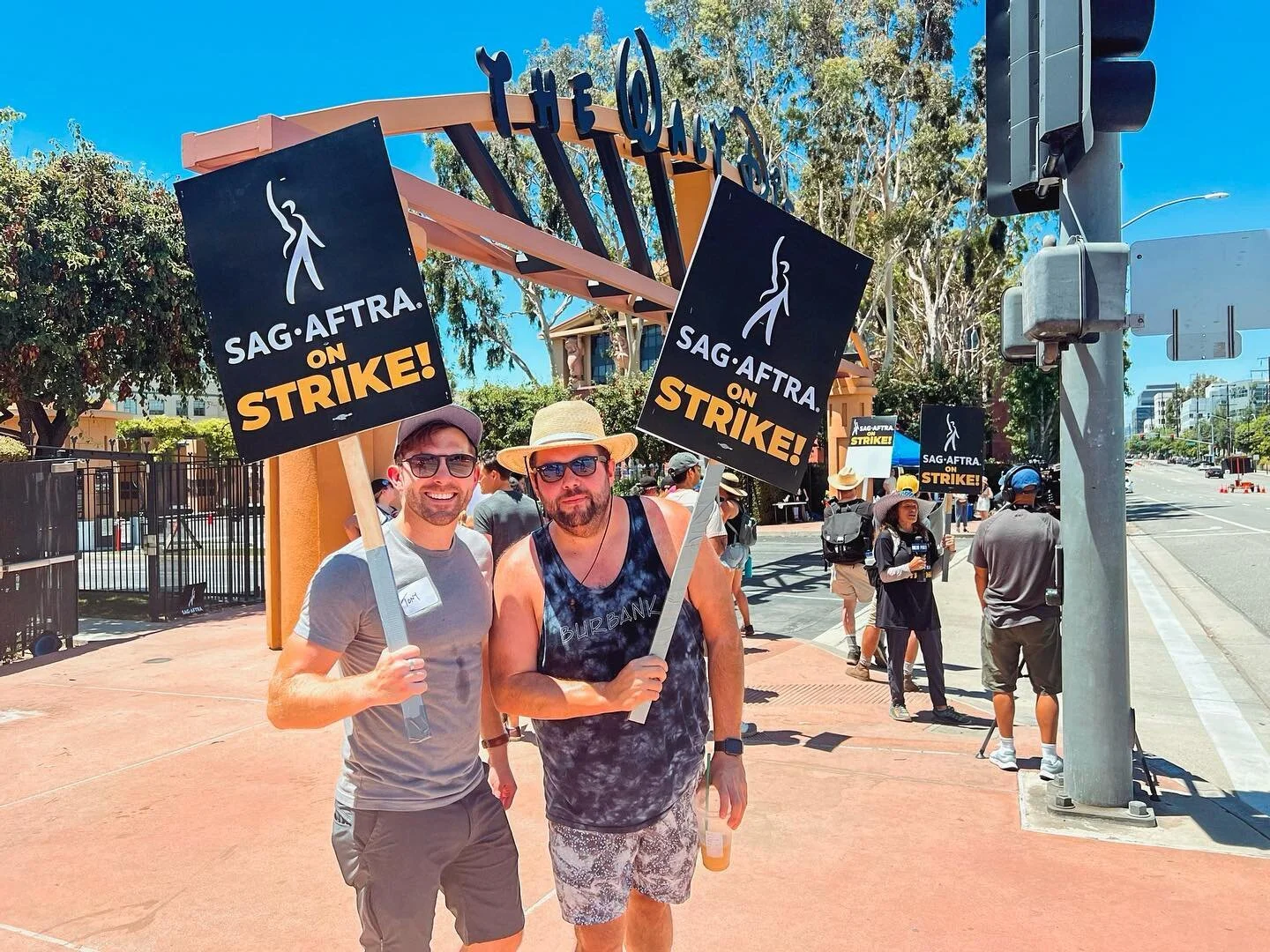 Day 1 SAG AFTRA Strike 

Seeing all the support and marching with friends from jobs and classes makes me proud to be in this union. 

#sagaftrastrong #sagaftrastrike @sagaftra @wgawest  #wgastrong