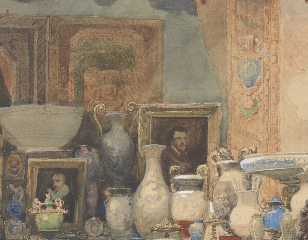 Detail of 'Interior of a Museum'