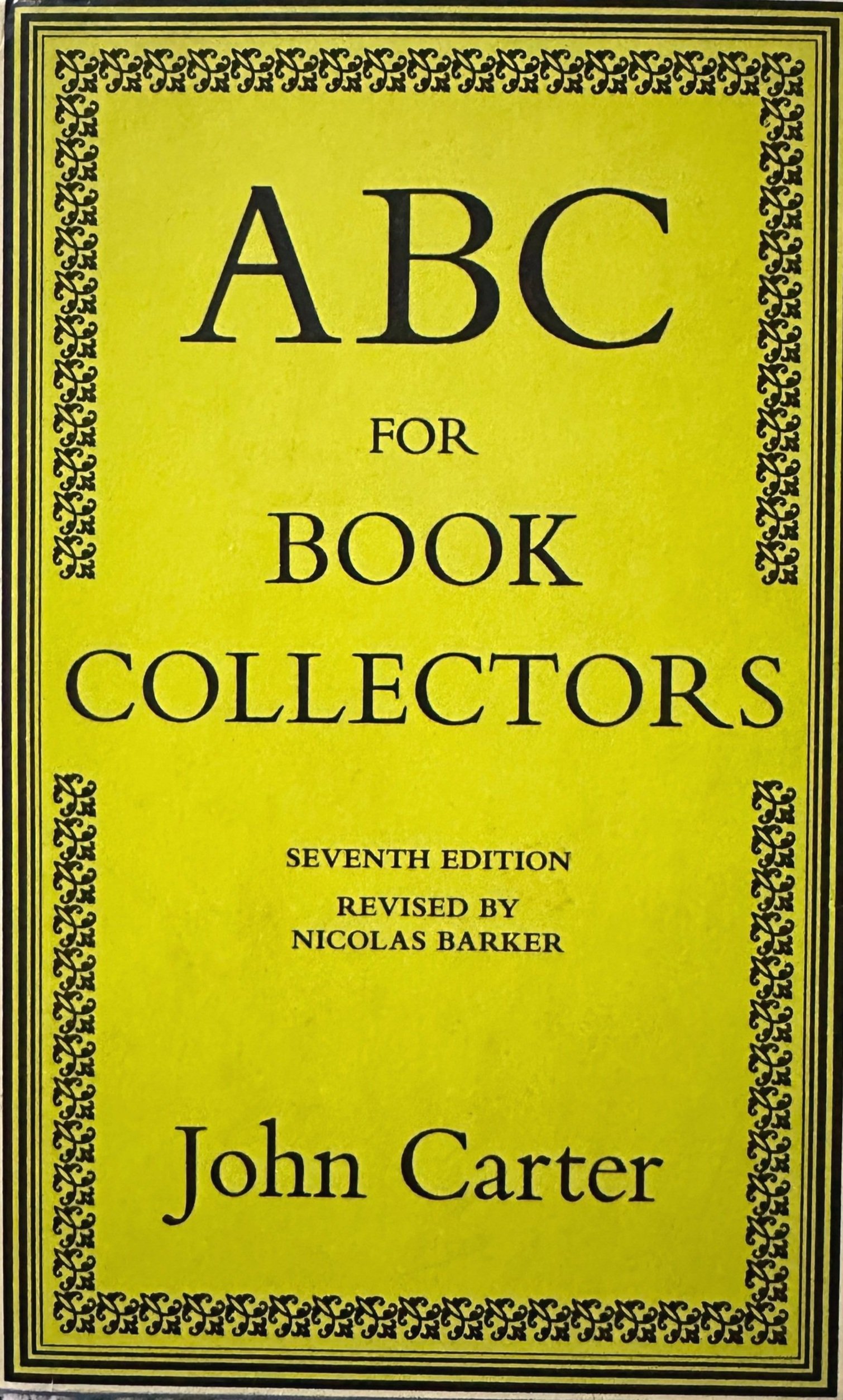 Copy of ABC for Book Collectors