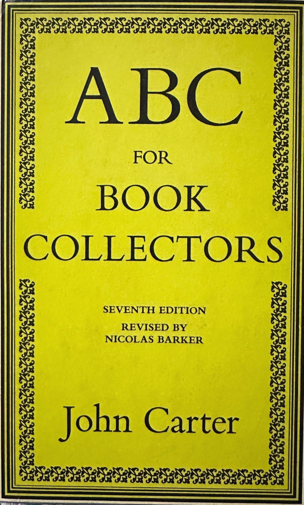 Copy of ABC for Book Collectors