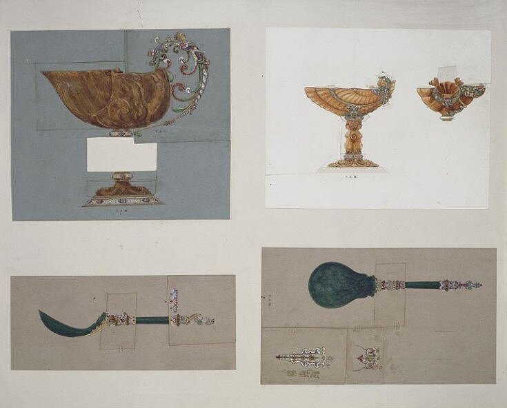 Original designs for modern goldsmith's work, chiefly in the style of the Renaissance