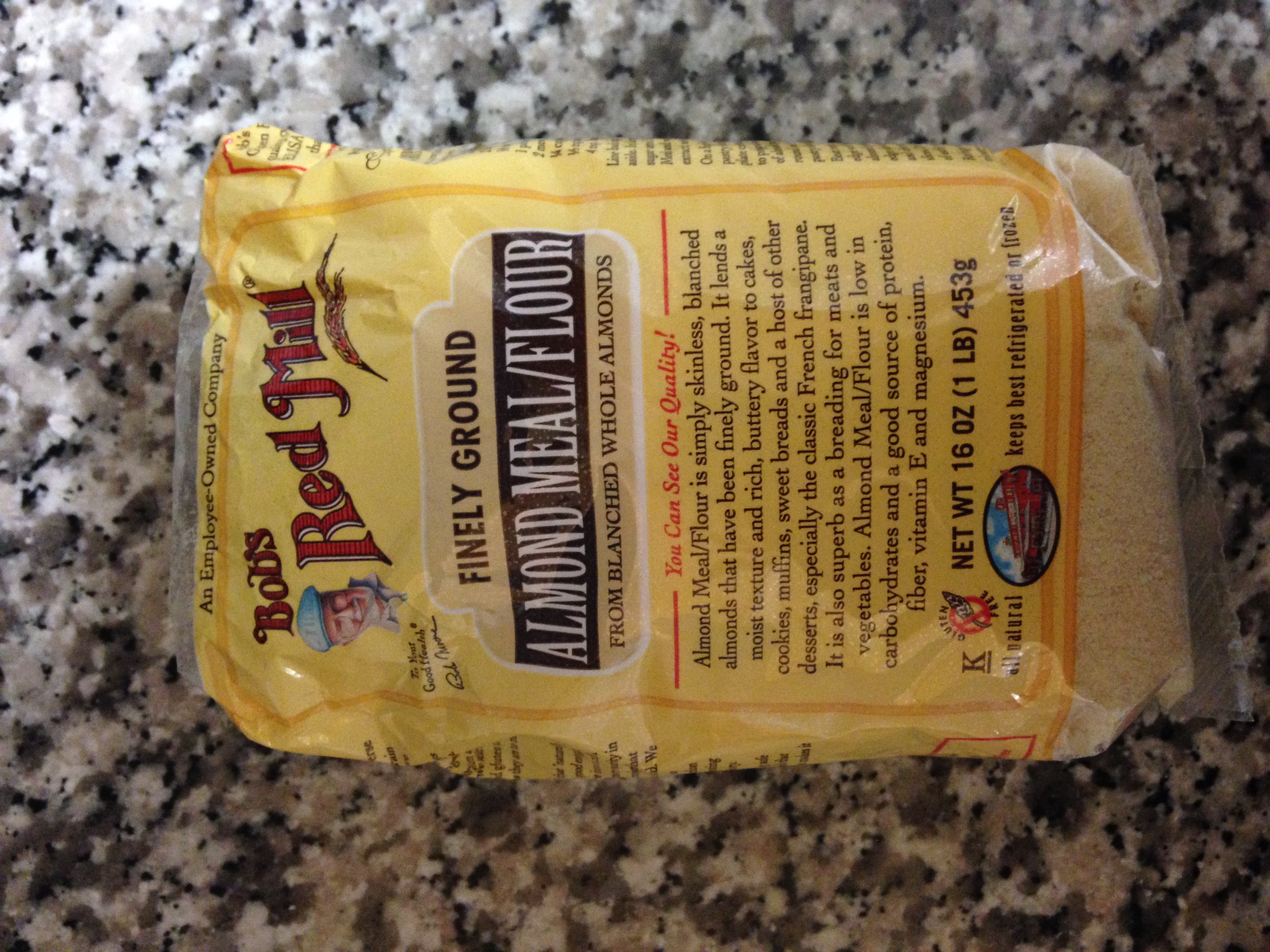 Almond meal/flour can be used as gluten-free alternative to bread crumbs and AP flour.