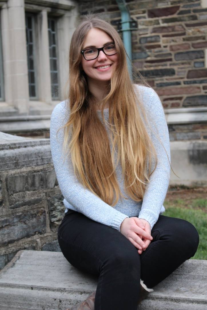 Helena Casademunt is a physics major hailing from Barcelona, Spain, and is an Assistant Social Chair. She is part of Princeton's Figure Skating Club and once fell asleep at a heavy metal concert!