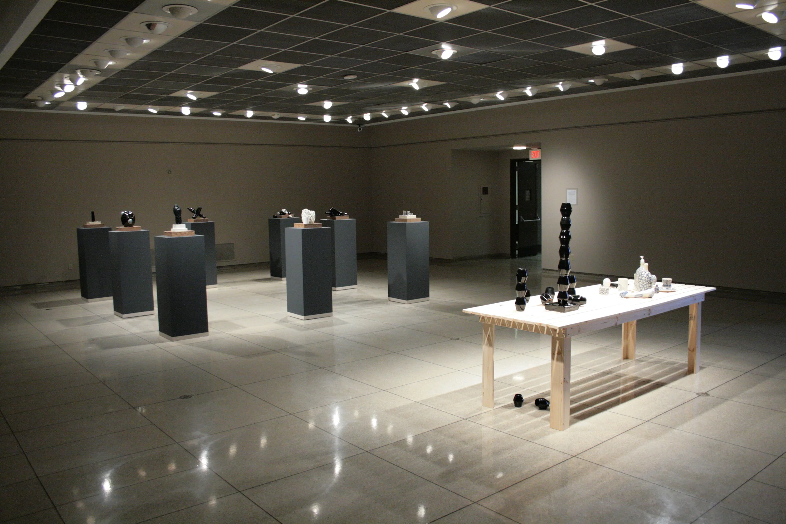 New Work installation view