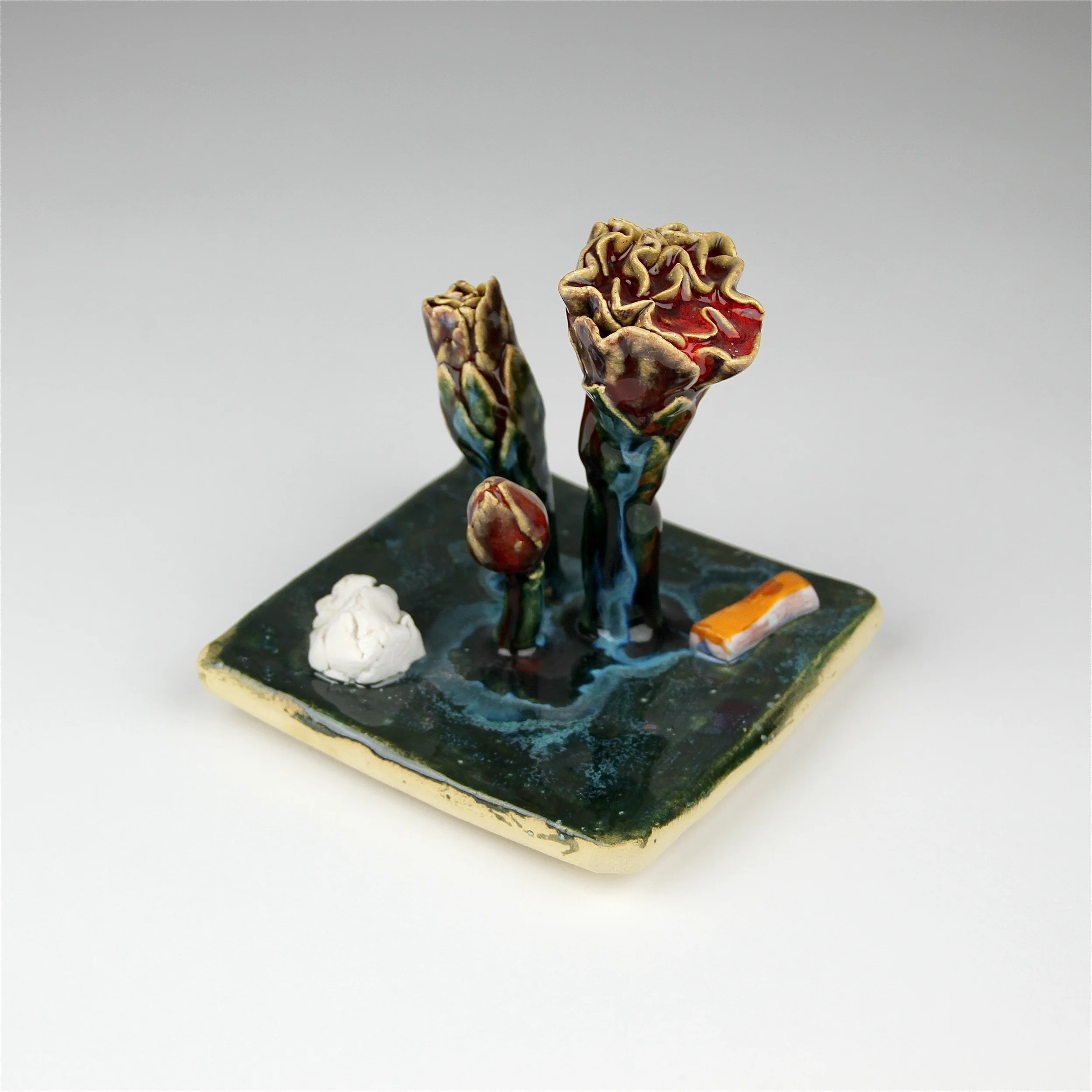 Study for Red Carnation Bud 