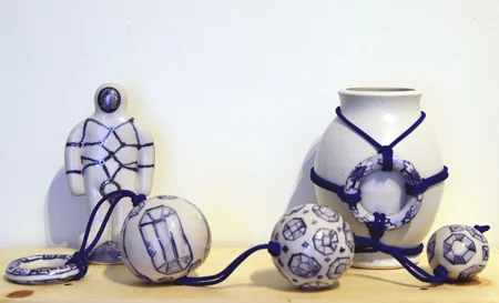 Modern Ornament, Laboriously Extracted, Ironmonger Gimp, Bondage Vase (Not Red Velvet Trousers)