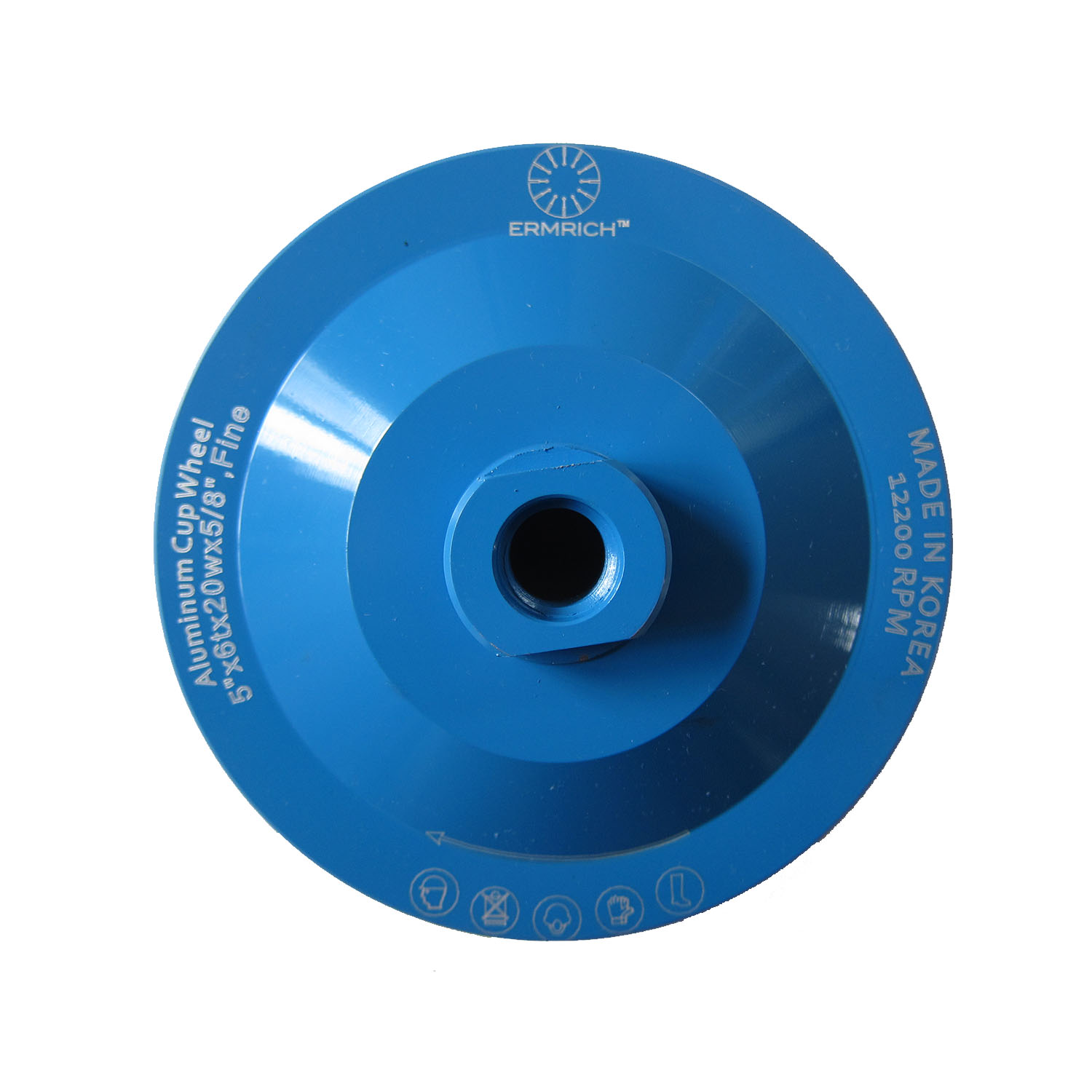 Diamond Cup Wheel w/Resin 2-in-1: Grinding & Polishing