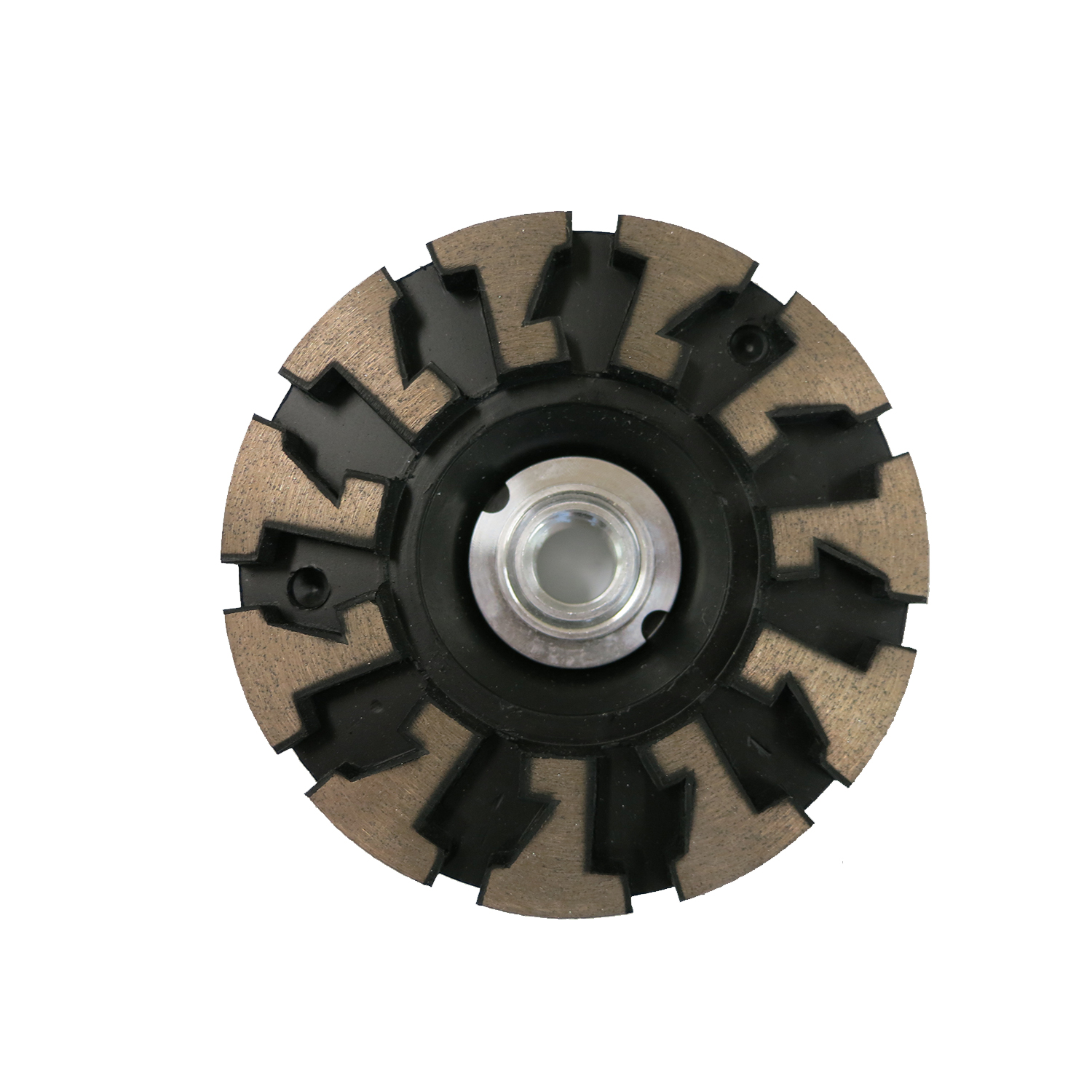 Rubber-Body Wheel - designed to counter wobble. Great on stone and concrete