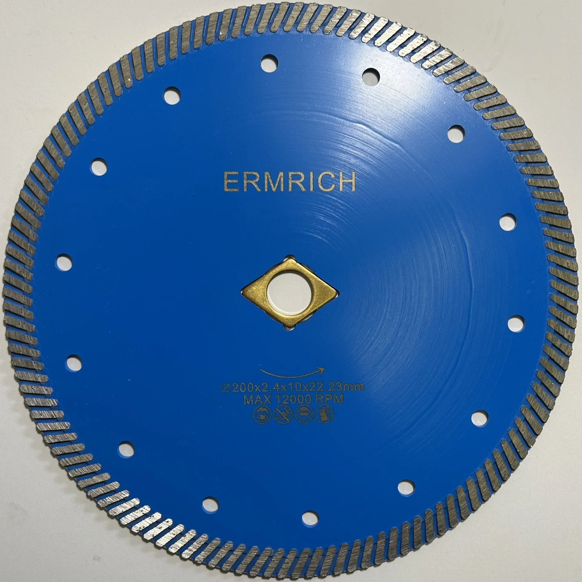 saw - Continuous Rim Diamond Concrete & Masonry Blades blue 8 inch front.jpg