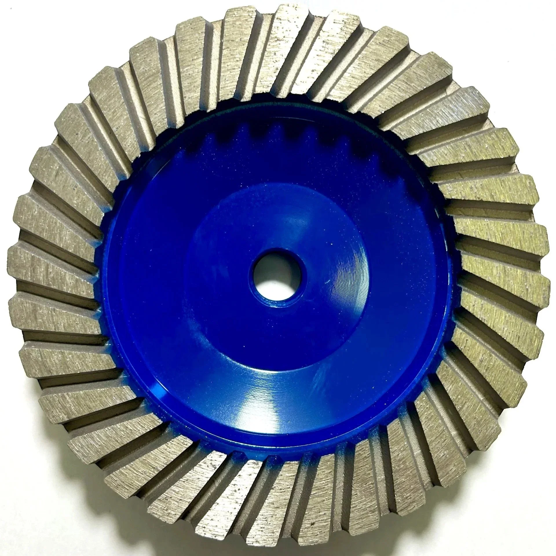 Turbo Diamond Cup Wheel 5 inch Medium Blue front.jpg