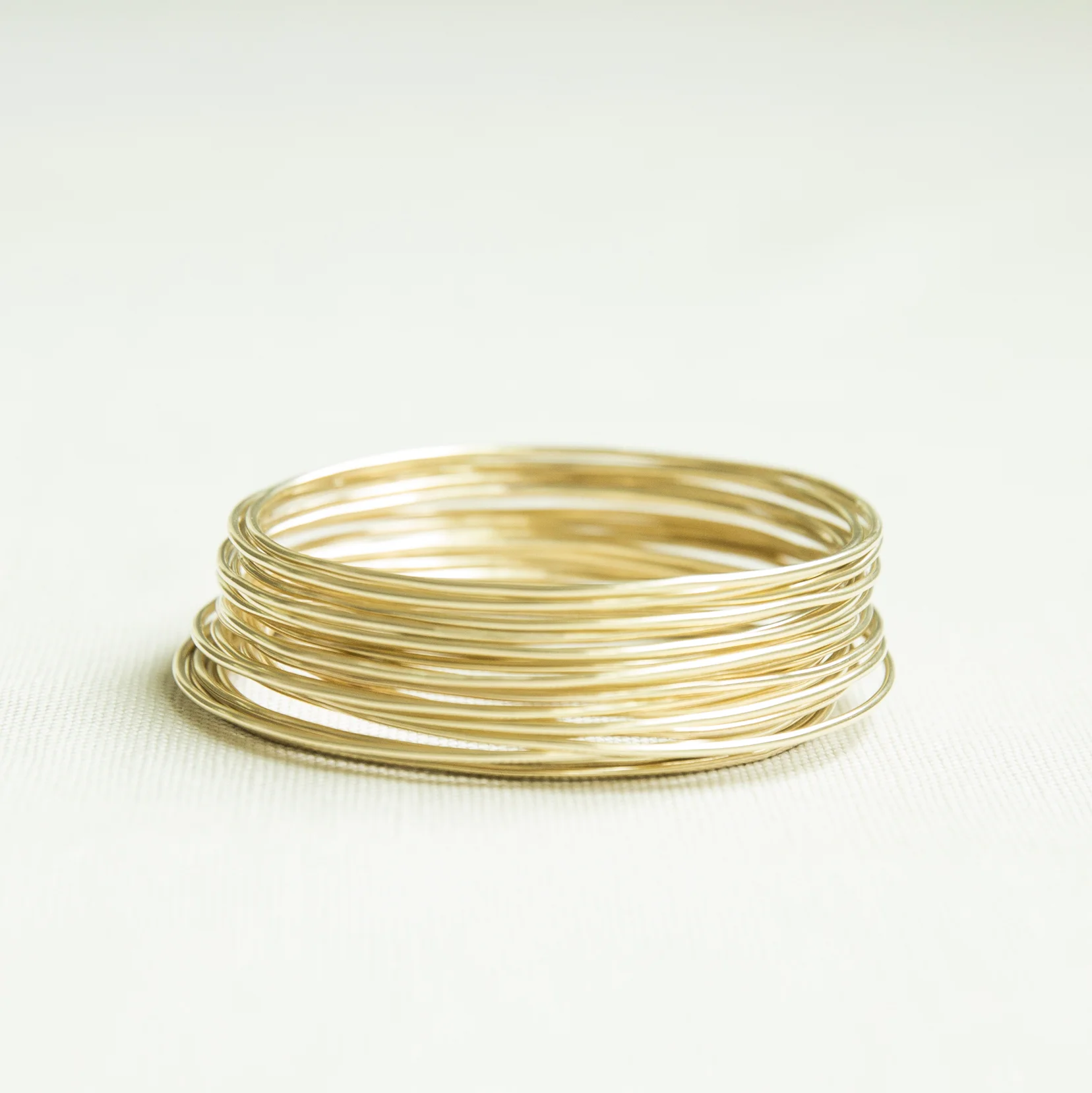 Yearly Co 14k Gold Anniversary Bangles