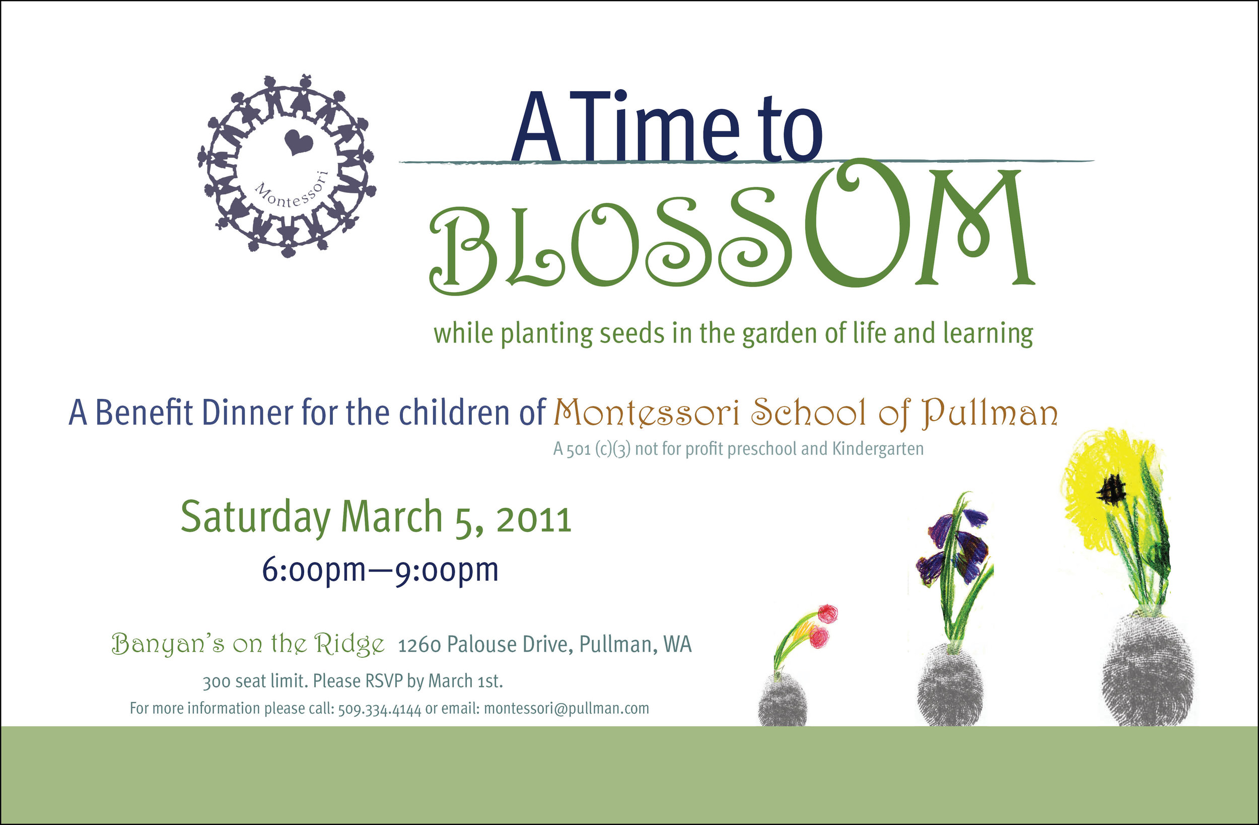 2011 Montessori Benefit Dinner Poster