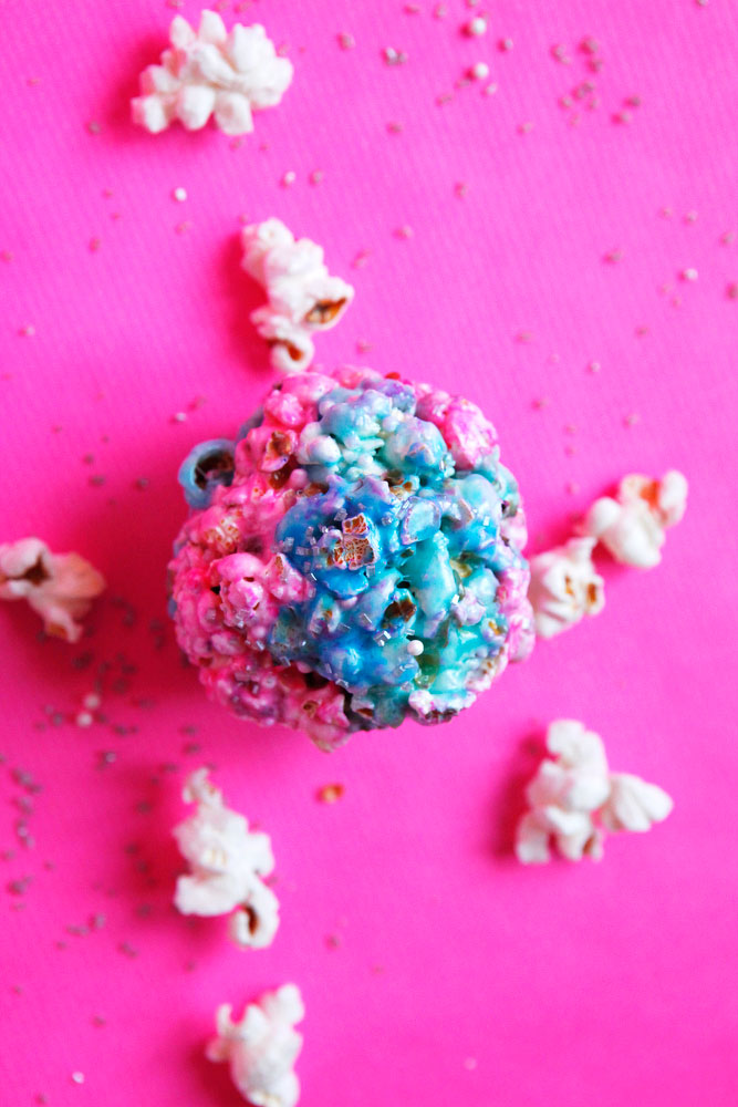 Galaxy popcorn balls | Freckle & Fair