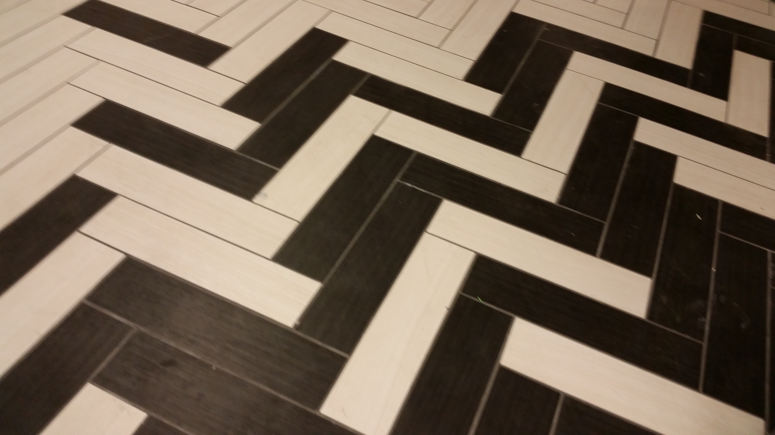 And here's a close-up of the tile pattern.