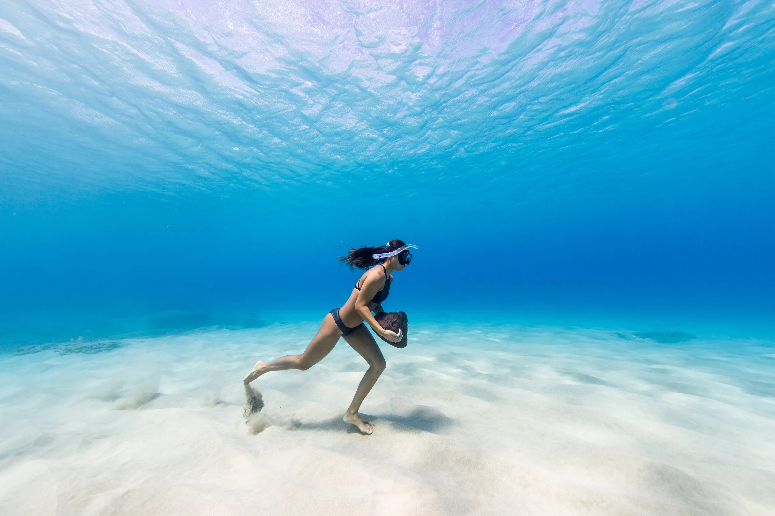 Rock Running, Hawaii, Nike Swim, OpenWater Productions, Shaina Bachstein