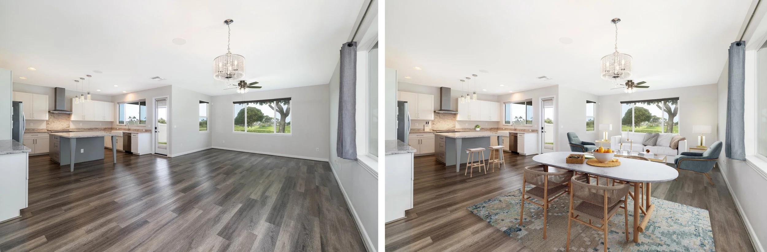 OpenWater Productions offers high-resolution virtual staging for the Hawaii real estate market