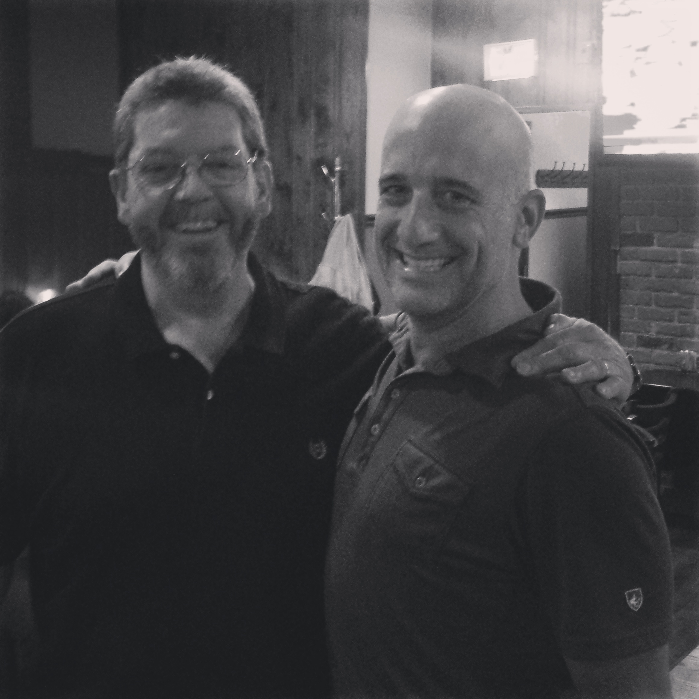 My old bartender, Jim at Gillanes