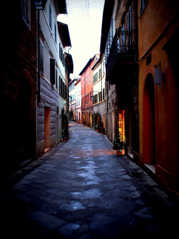 Our afternoon walk through a very quiet town.