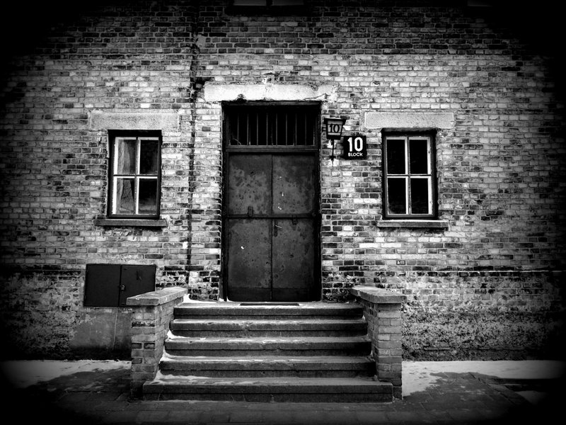 Typical barrack entrance