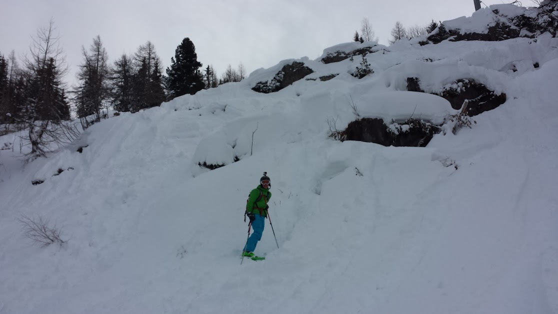 Me under the cliff 