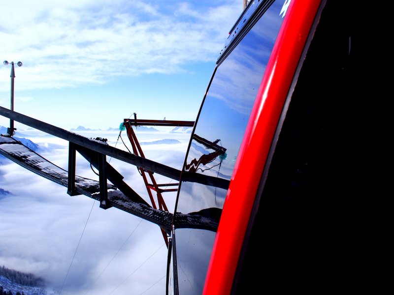 The side of the car 