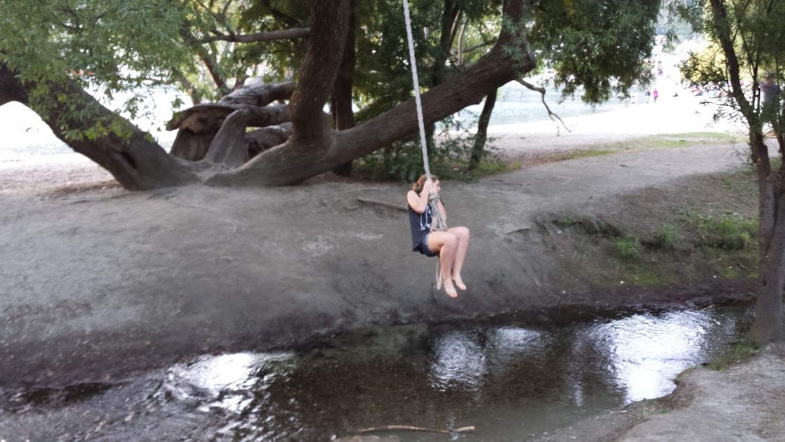 Lea on the swing 