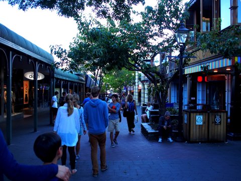 Walking down Queenstown