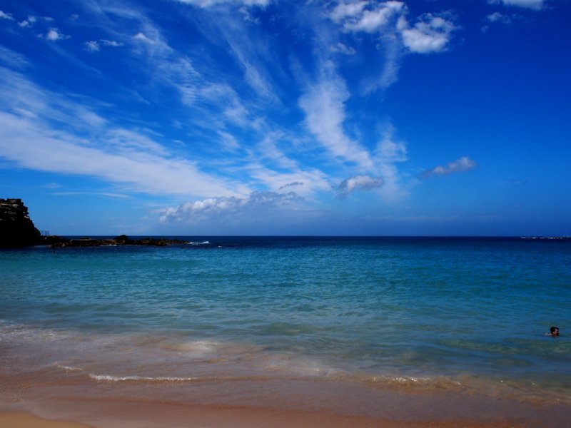 A beach this pretty in the city?