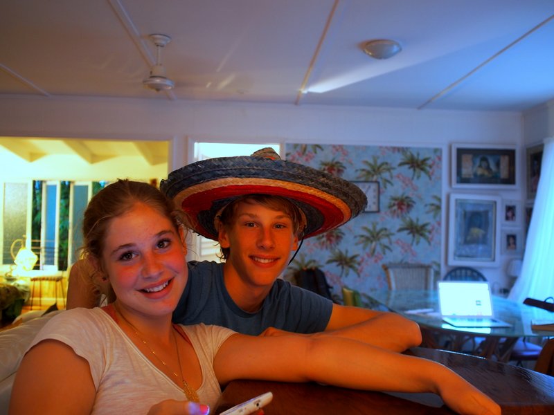 Happy in our new house