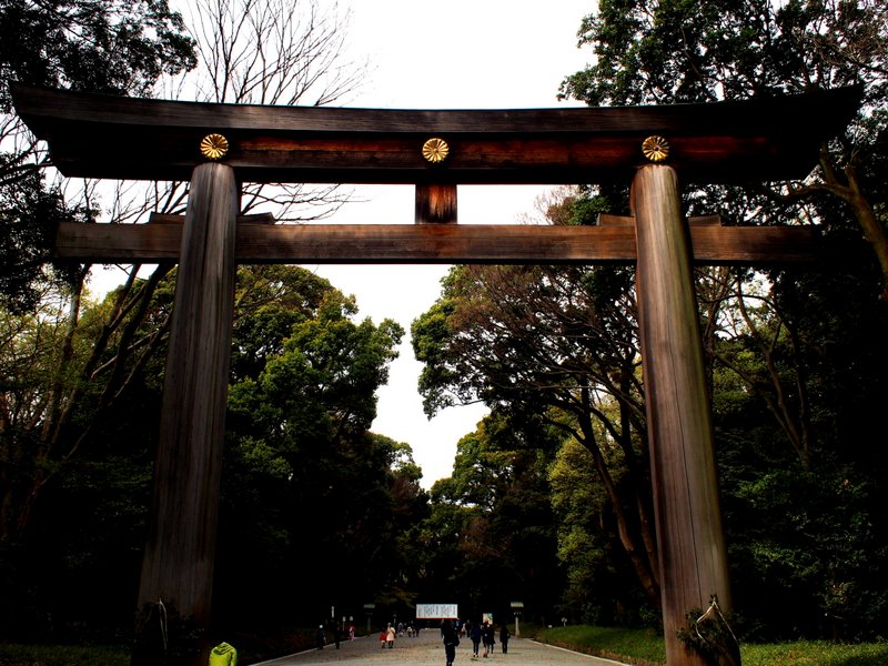 The Torii Gate - All shrines have these and they designate the separation of holy ground from the secular world