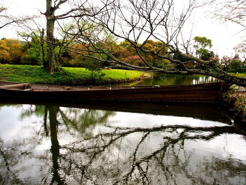 Largest constructed pond in Kyoto