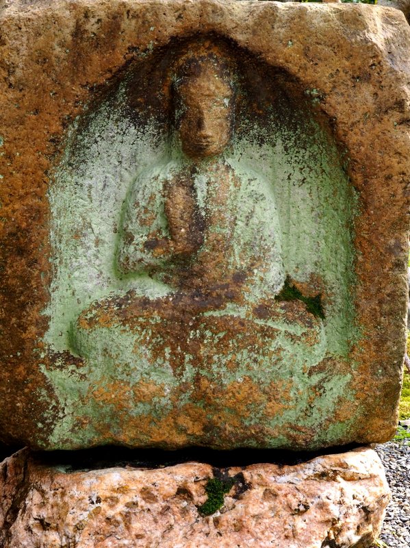We decided to get our Zen on at the empty garden and meditate a bit