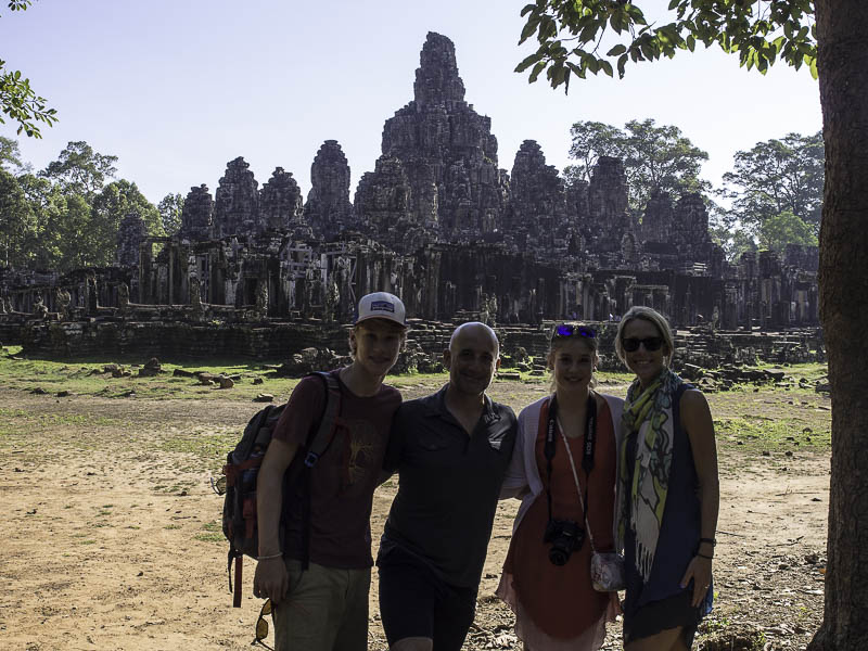 The temple touring begins