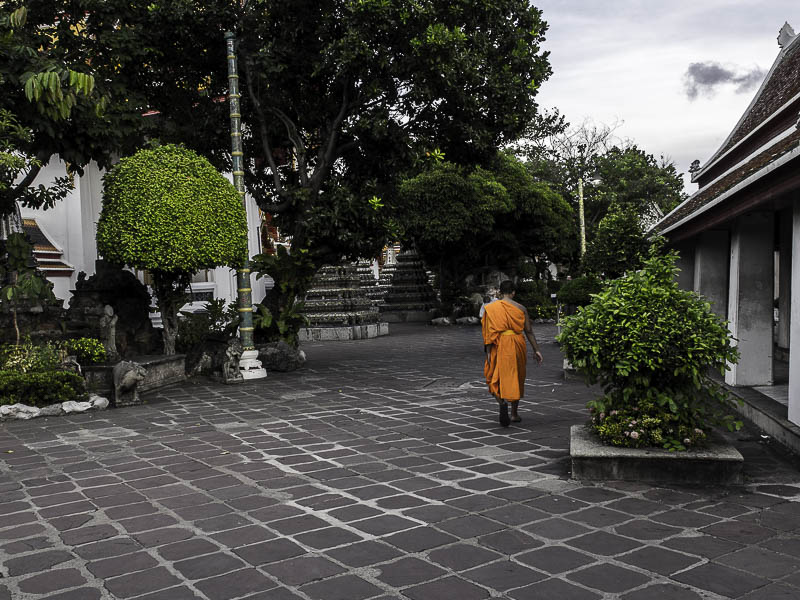 We always loved seeing the monks