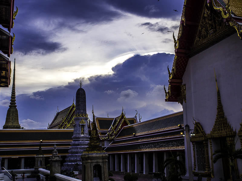Late afternoon thunderclouds