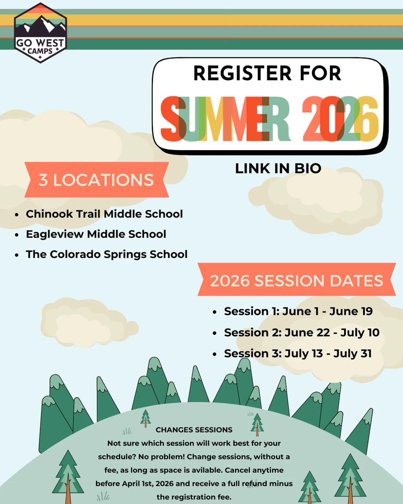 It&rsquo;s officially spring! While the kids are enjoying Spring Break, we&rsquo;re eagerly awaiting a summer of Colorado style summer adventure. Dusty hiking boots, dog days spent paddling on the lake and tons of camp spirit. Some sessions have alre