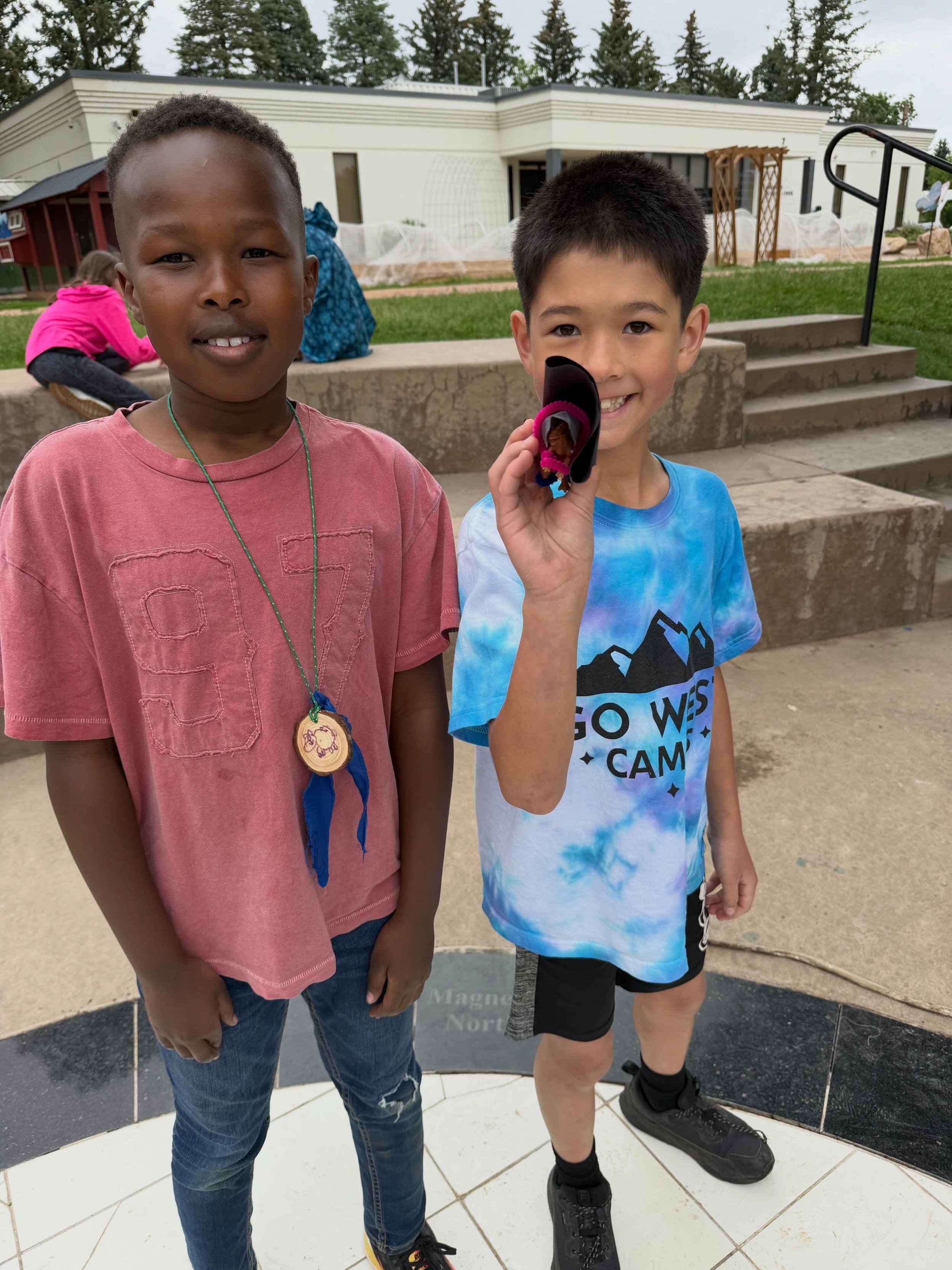 STEM challenge - design an umbrella to keep the itsy-bitsy spider dry! How did we do? 🕷️ 🌧️ #gowestcamps #adventureawaits #summercamp #designchallenge #stem